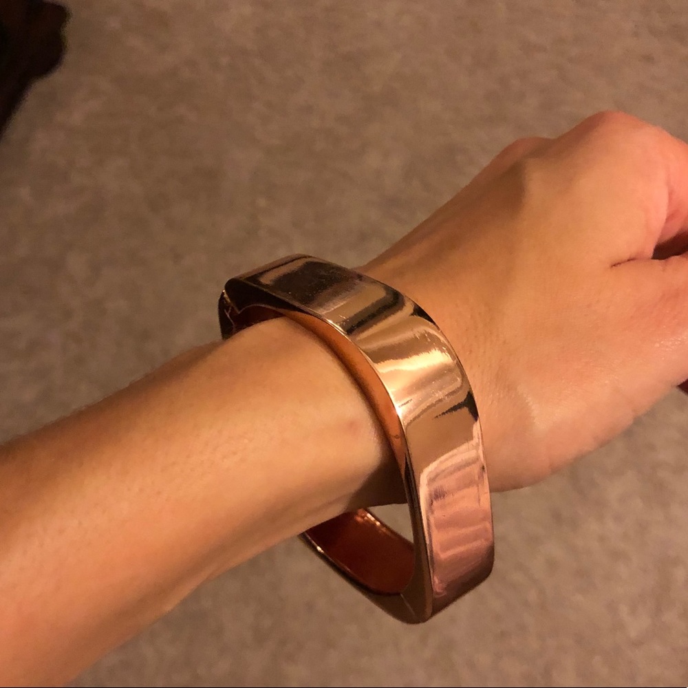 Rose Gold Statement Bracelet
